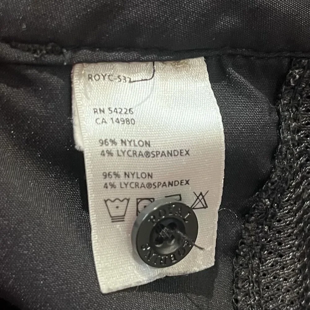 ROYAL ROBBINS Quick Dry Pants Women's Size 12 Black Adjustable Cuff Opening - Picture 8 of 13